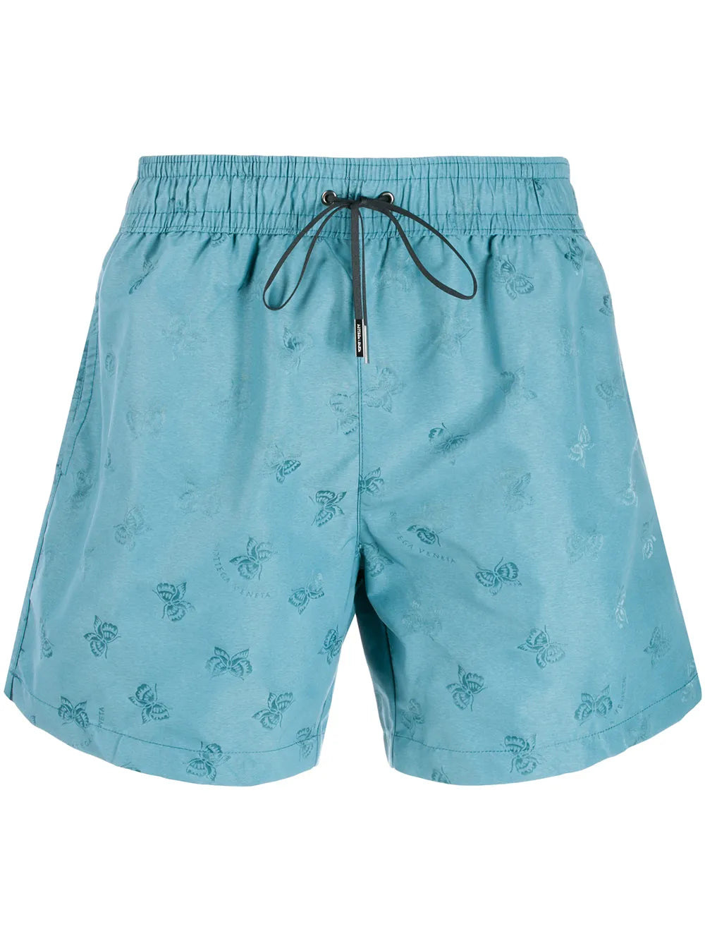Bottega Veneta Men’s Aqua Butterfly Print Swim Shorts