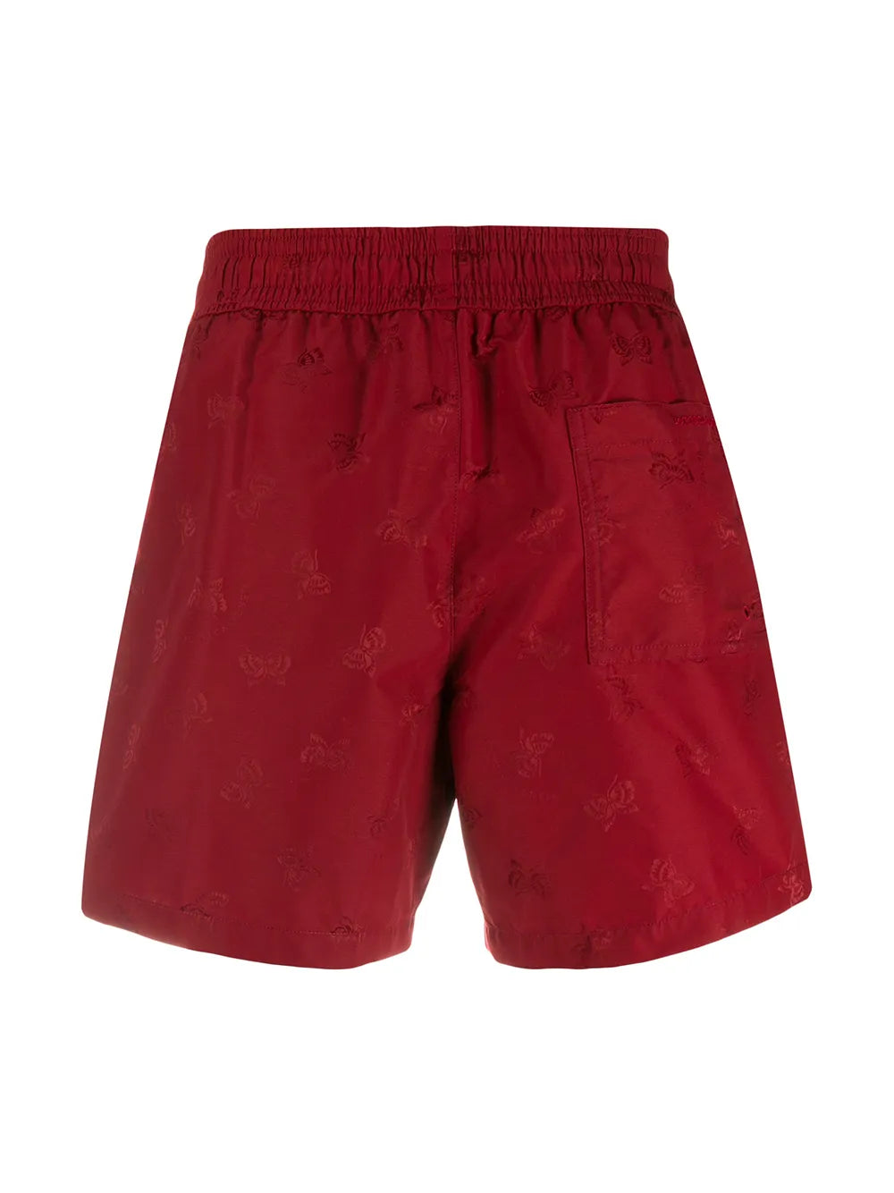 Bottega Veneta Men’s Red Butterfly Print Swim Shorts