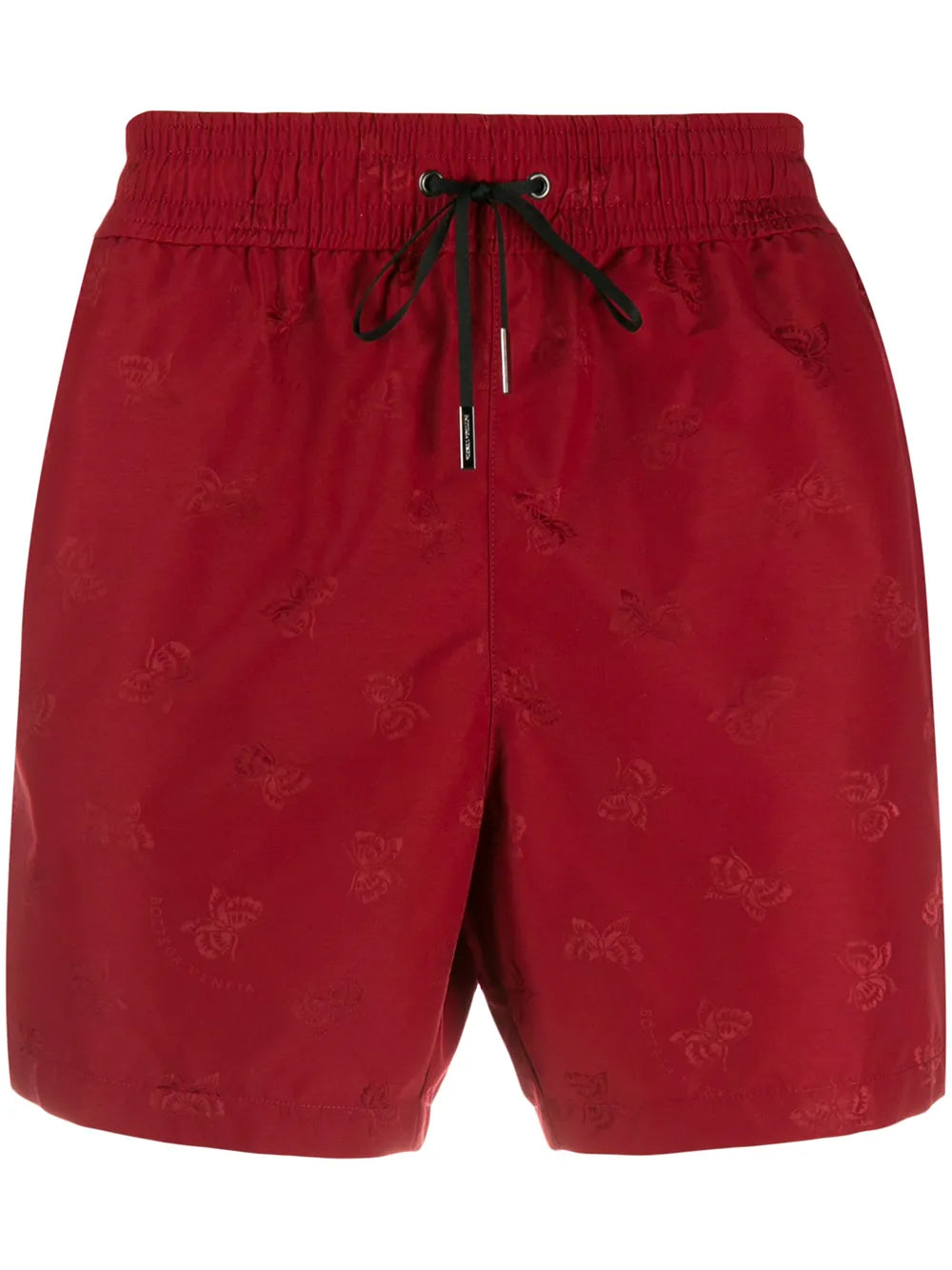 Bottega Veneta Men’s Red Butterfly Print Swim Shorts