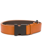 Bottega Veneta Cintura Leather Belt with Quick-Release Buckle