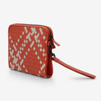 Bottega Veneta Two Tone Leather Document Case Wristlet