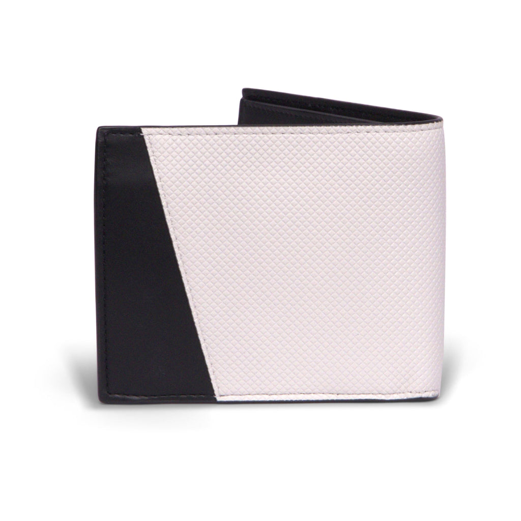 Bottega Veneta Logo Embossed Two Tone Bi-fold Wallet