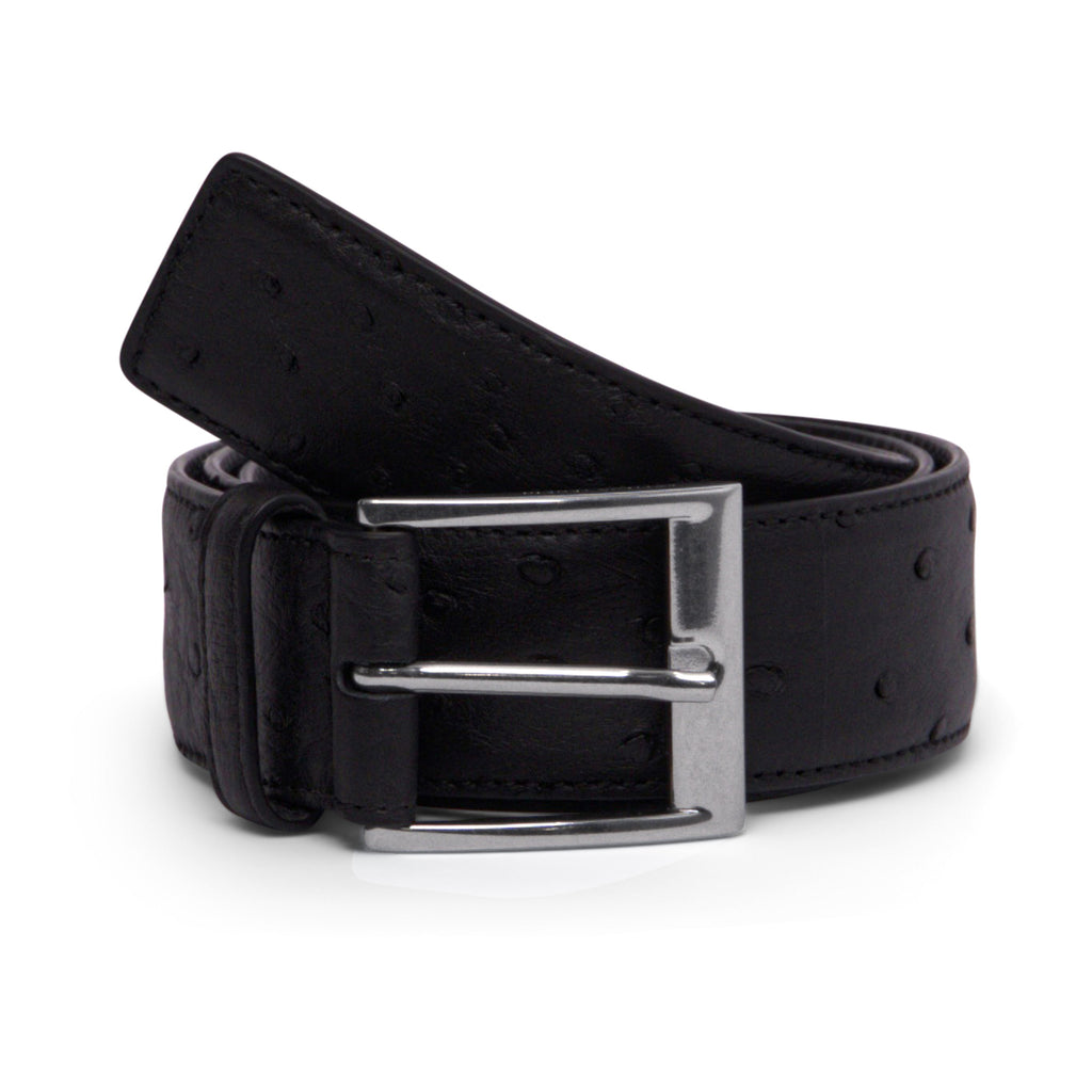 Bottega Veneta Leather Belt in Black in Black