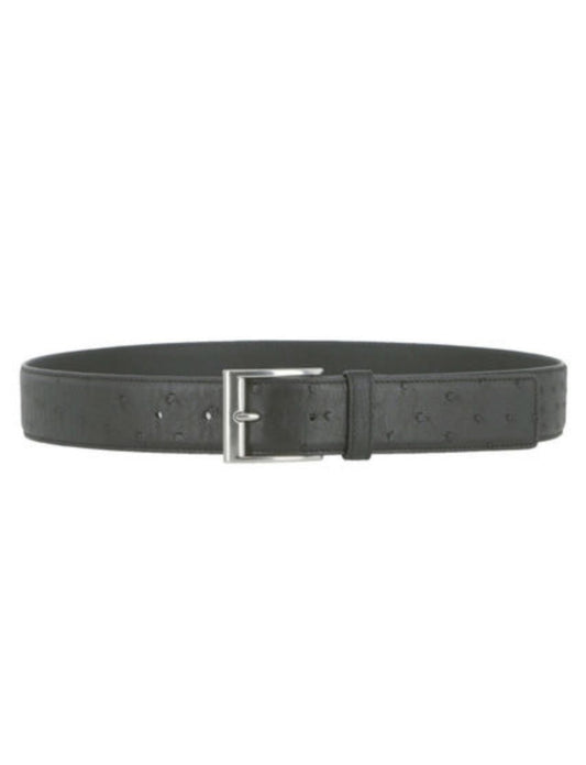 Bottega Veneta Mens Leather Belt in Black