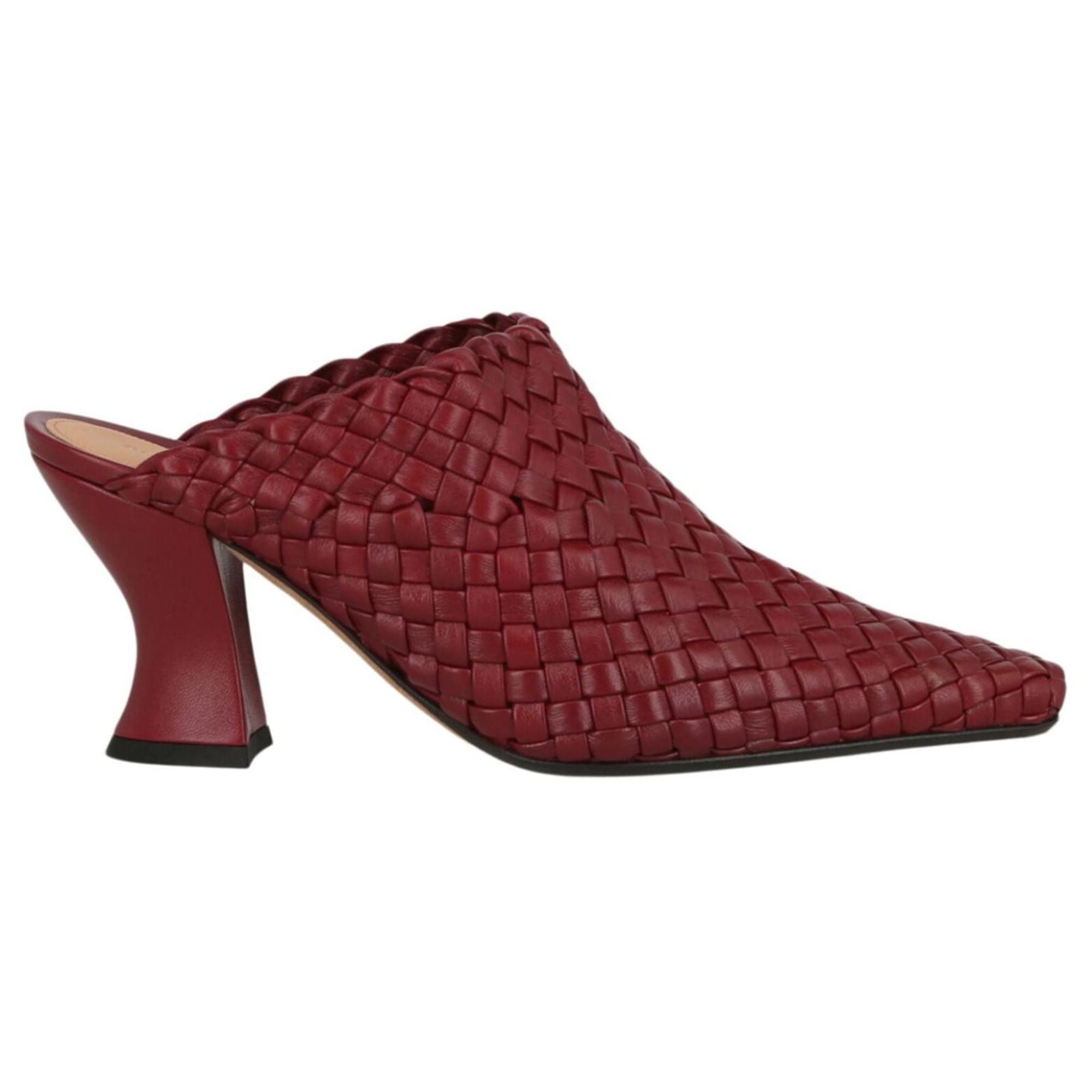 Bottega Veneta Intrecciato Mules in RED