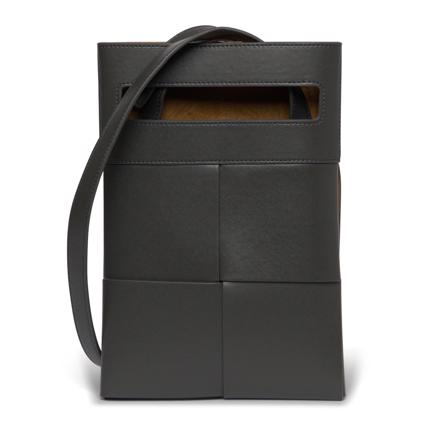 Bottega Veneta Mens Calfskin Crossbody Bag
