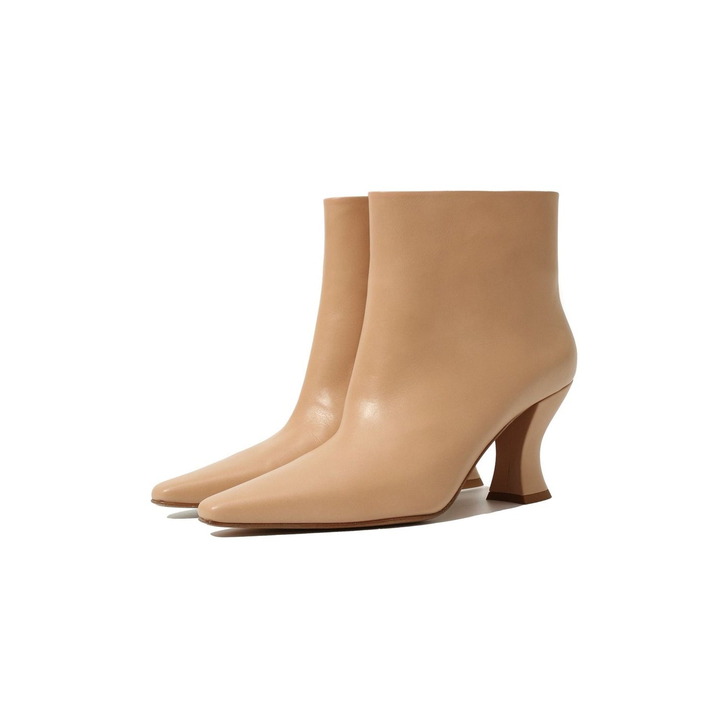 Bottega Veneta Ladies Beige Ankle Boots