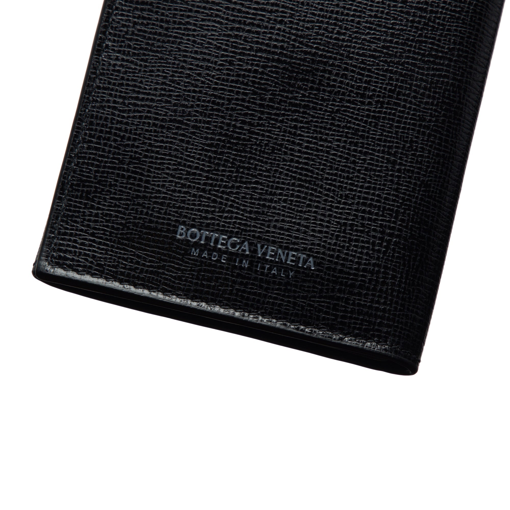 Bottega Veneta Leather Wallet in BLACK