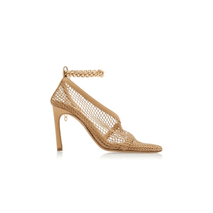 Bottega Veneta Ladies 100Mm Mesh Heel Sandals