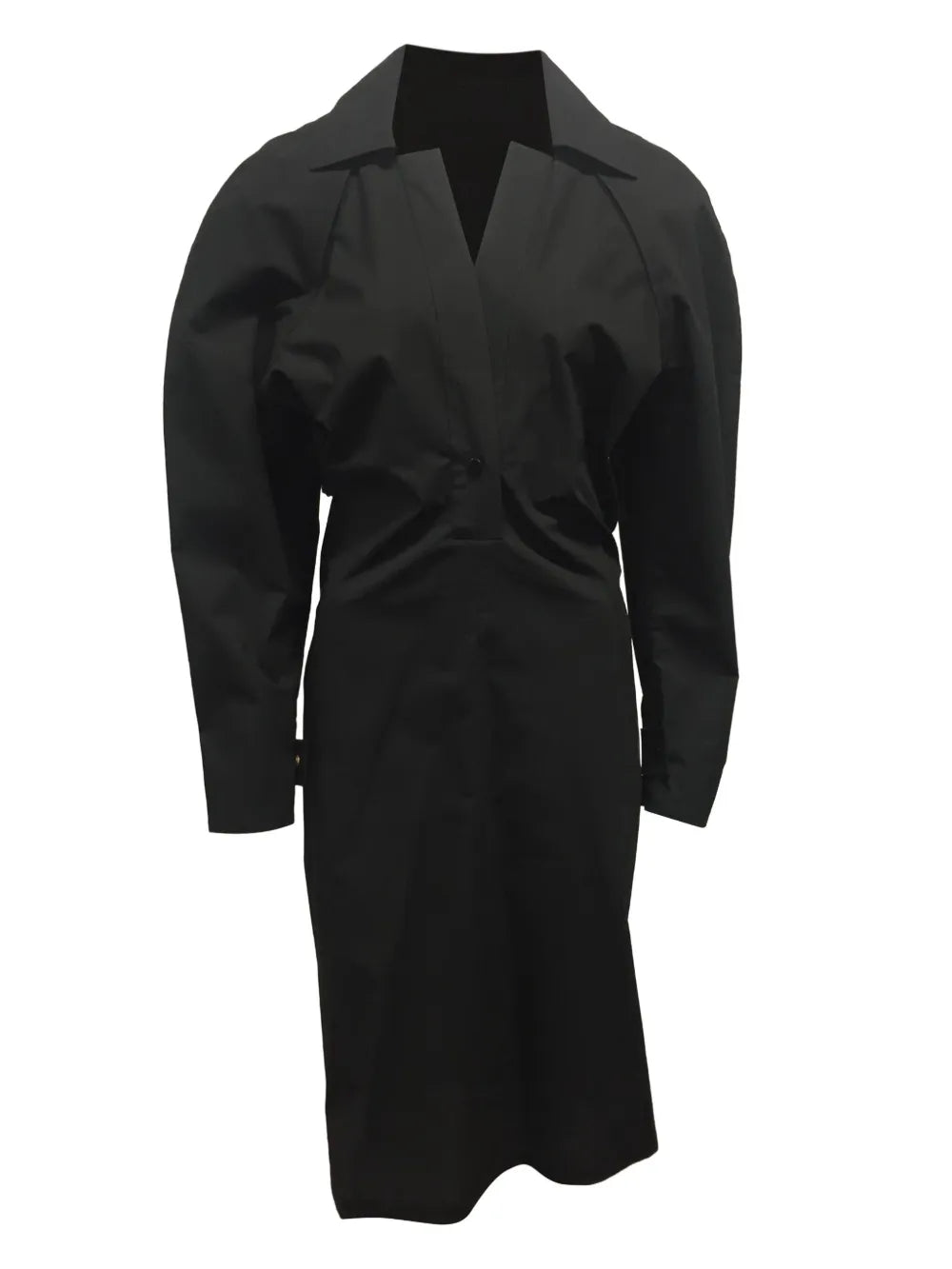 Bottega Veneta Trench-Style Dress in BLACK