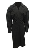 Bottega Veneta Trench-Style Dress in BLACK