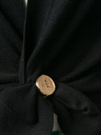 Bottega Veneta Twisted Cropped Cardigan in BLACK