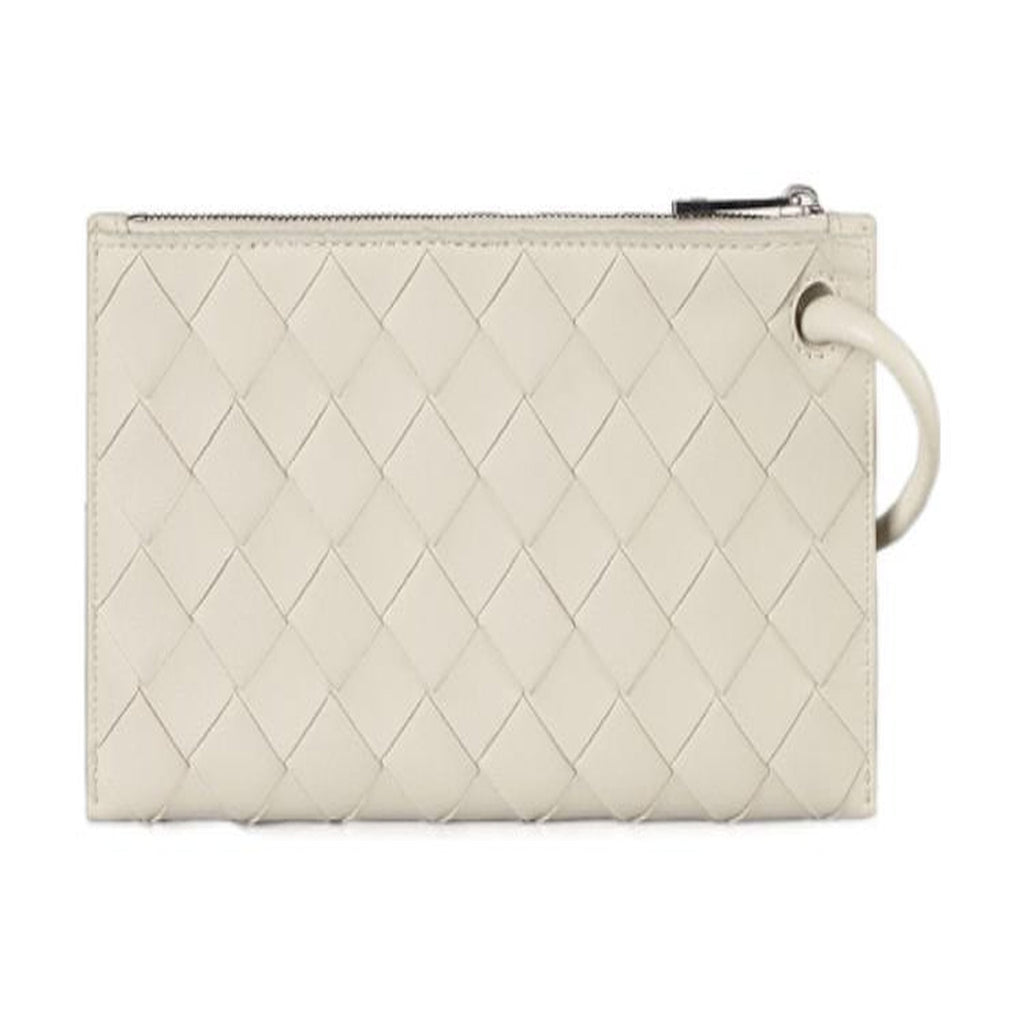 Bottega Veneta Crossbody Double Pouch Bag in Grey