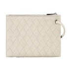 Bottega Veneta Crossbody Double Pouch Bag in Grey