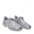 Balenciaga Metallic Low-Top Sneakers in SILVER