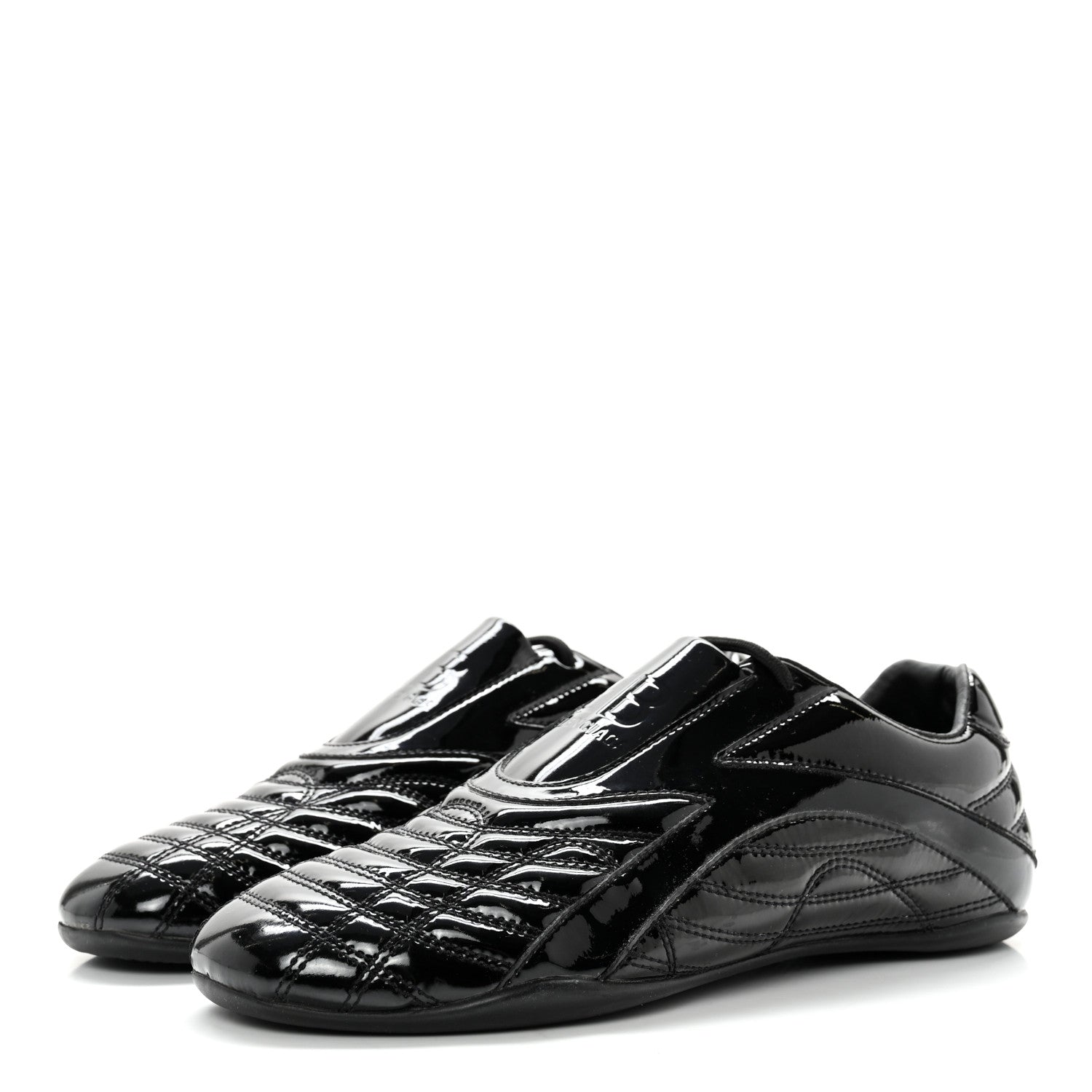 Balenciaga Zen Sneakers 'Patent Black' in Black