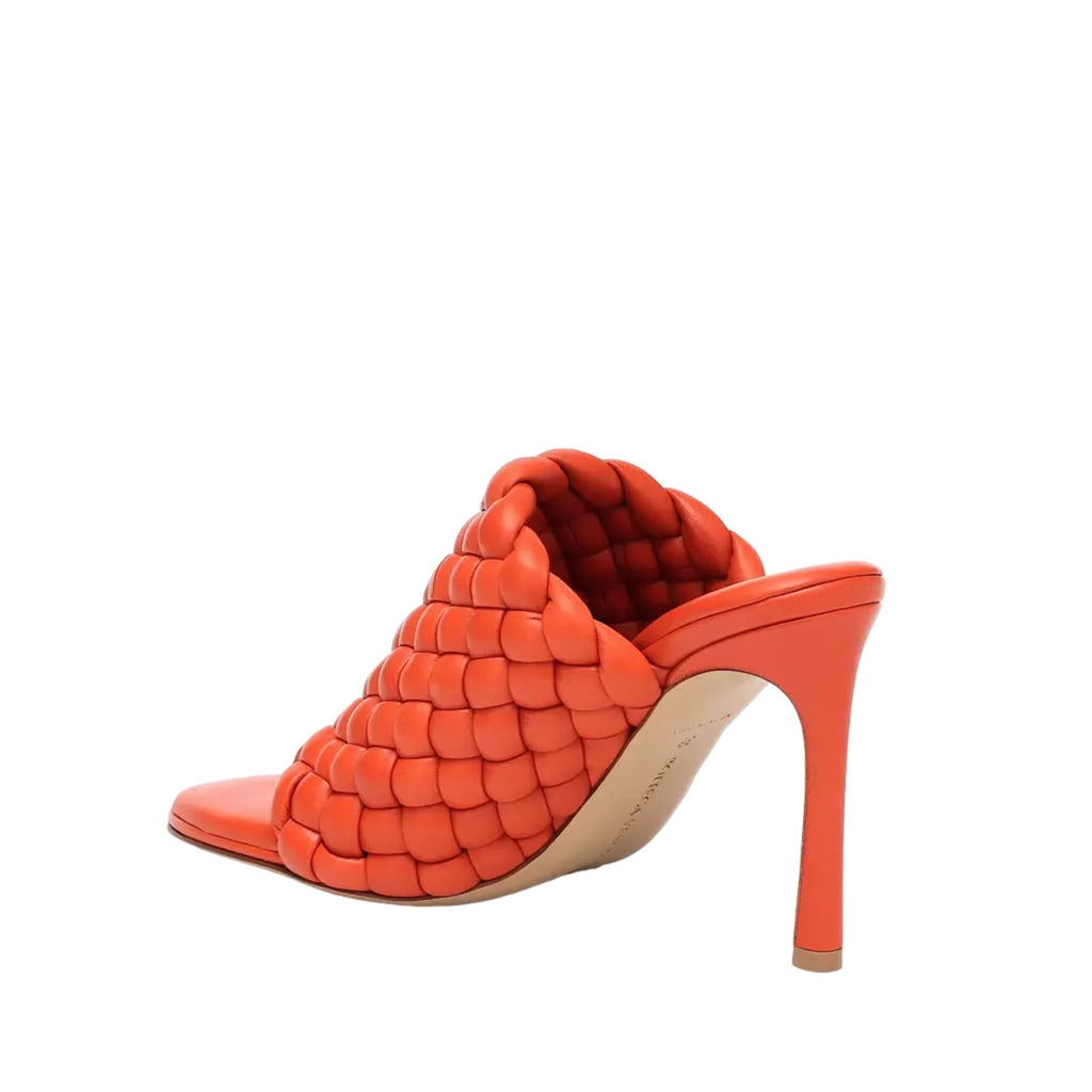 Bottega Veneta 105Mm Bv Curve Sandals in ORANGE