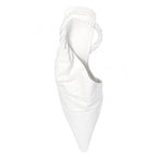 Bottega Veneta Pointed Toe Mules in White