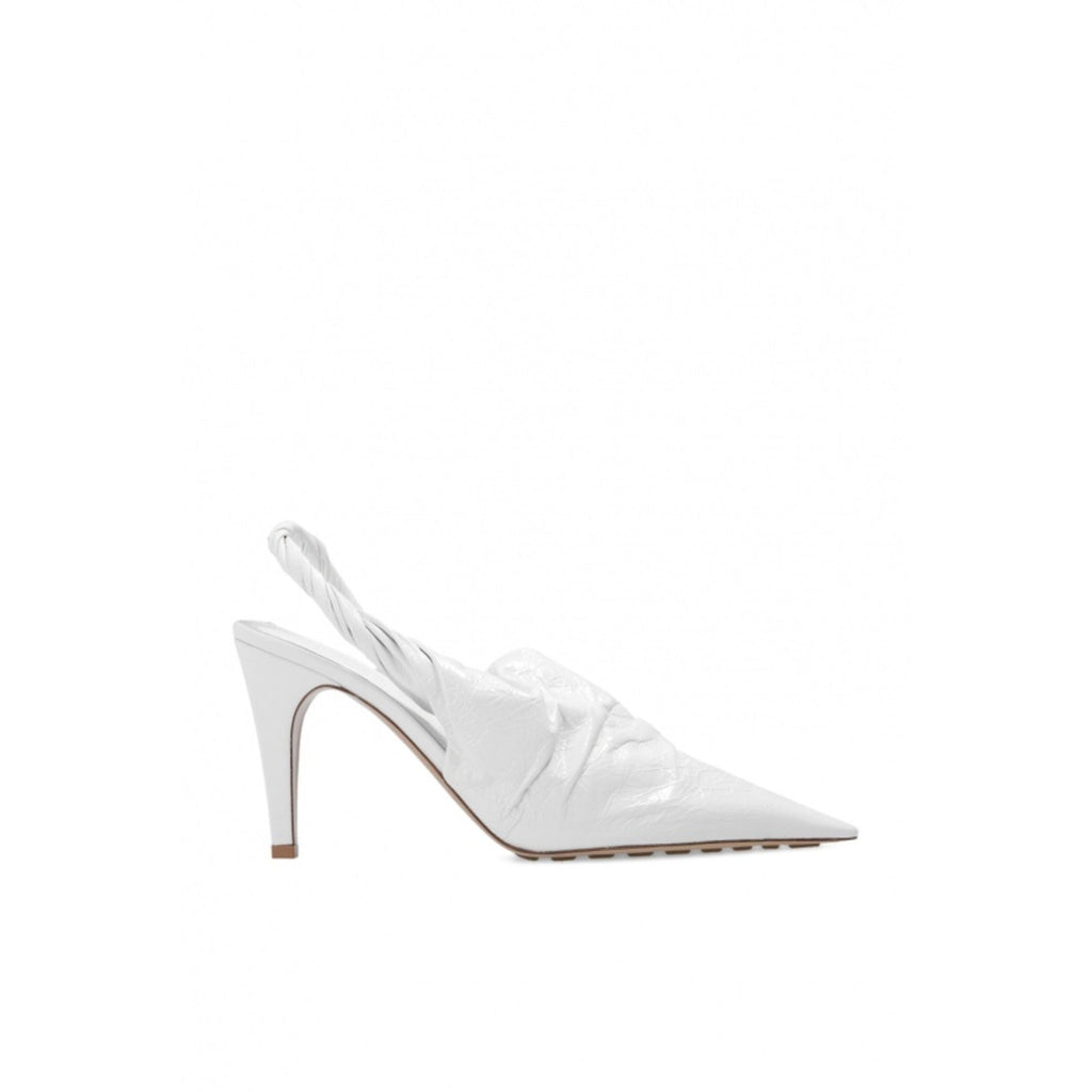 Bottega Veneta 90Mm Twist Pumps in WHITE