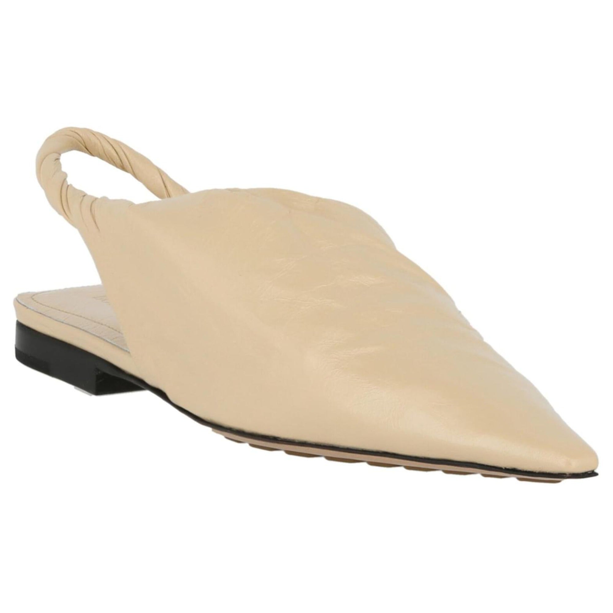 Bottega Veneta Leather Ballerina Shoes