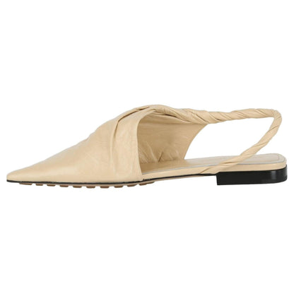 Bottega Veneta Ladies Leather Ballerina Shoes
