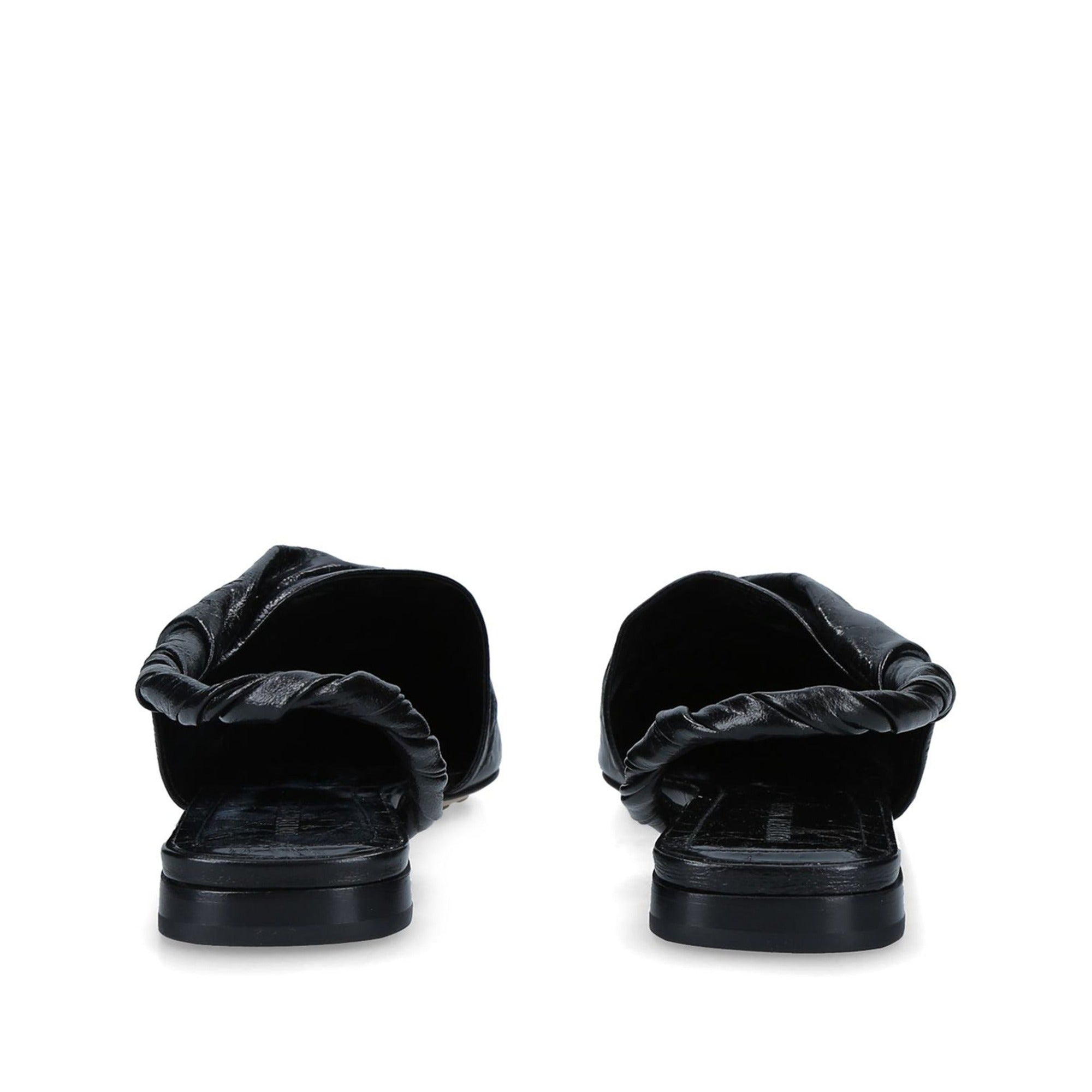 Bottega Veneta Point-Toe Slingback Sandals in WHITE