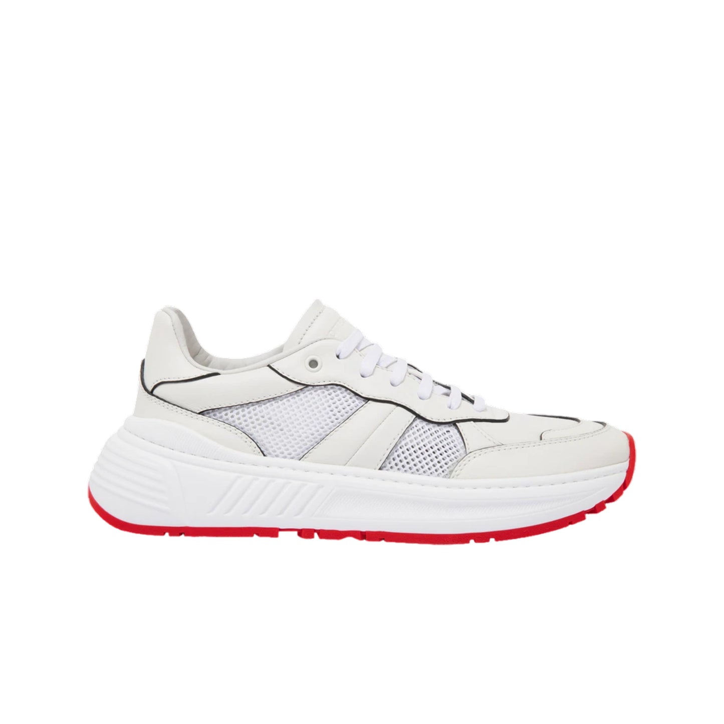 Bottega Veneta Mens Speedster Athletic Sneakers White