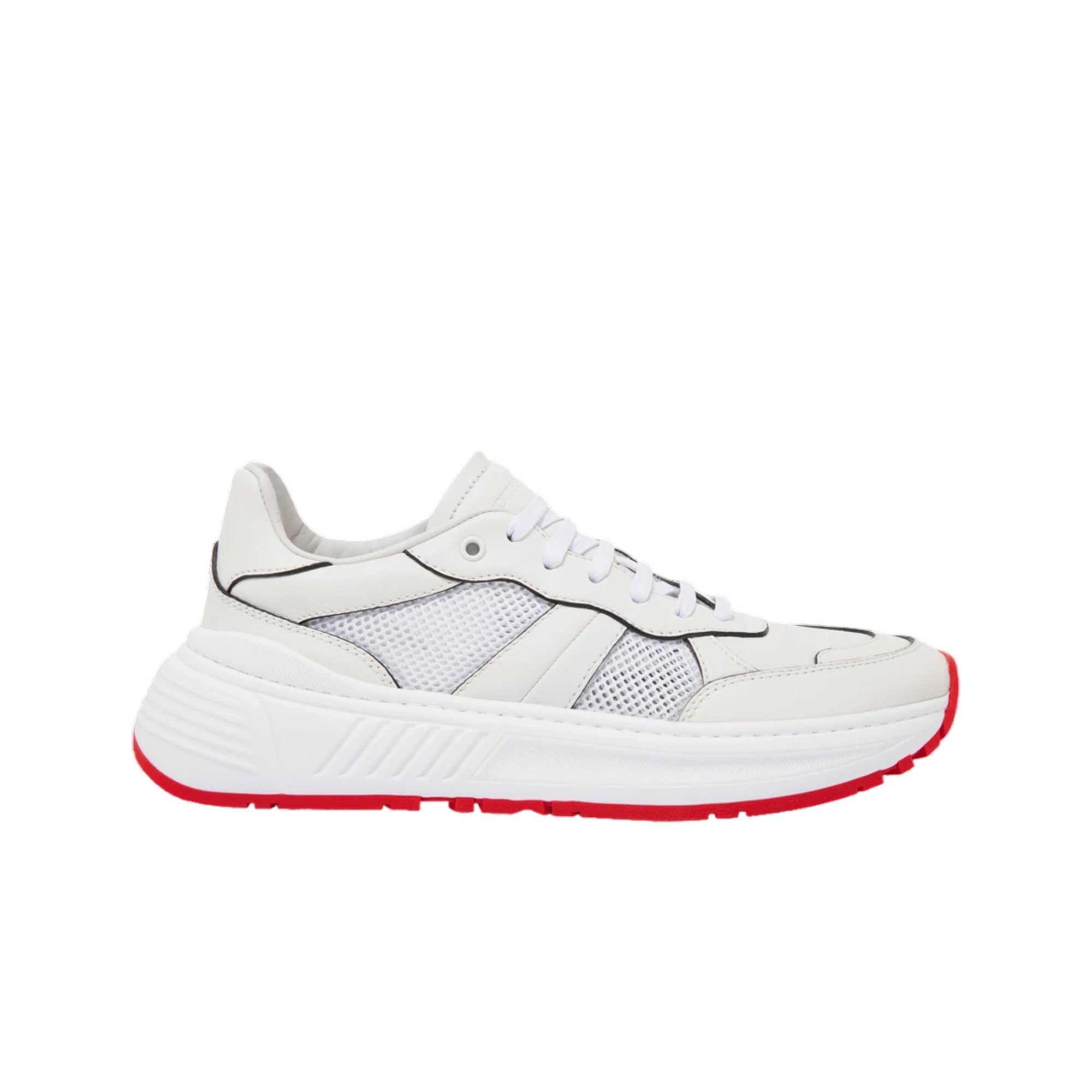 Bottega Veneta Speedster Athletic Sneakers White in White