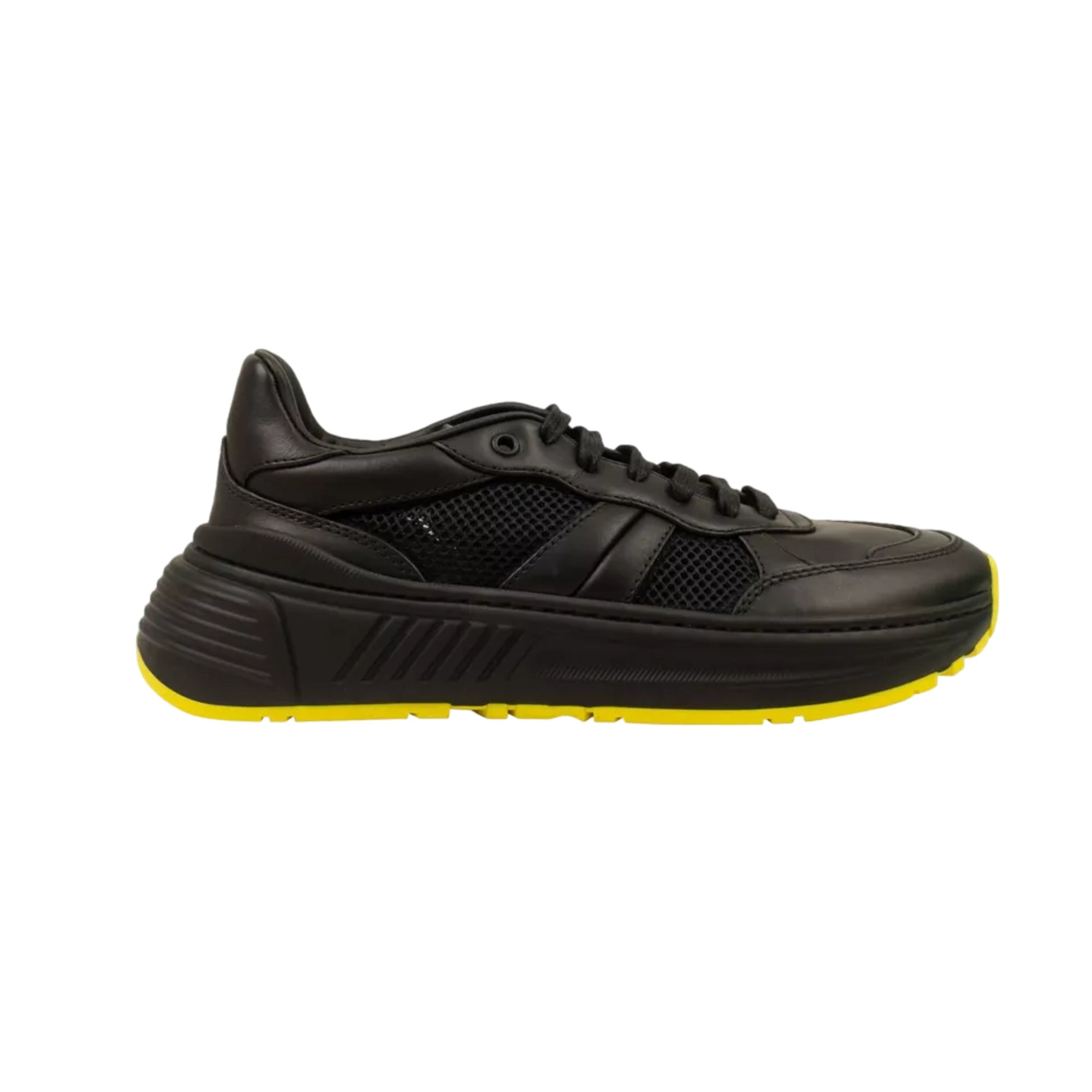 Bottega Veneta Speedster Athletic Sneakers Black in Black