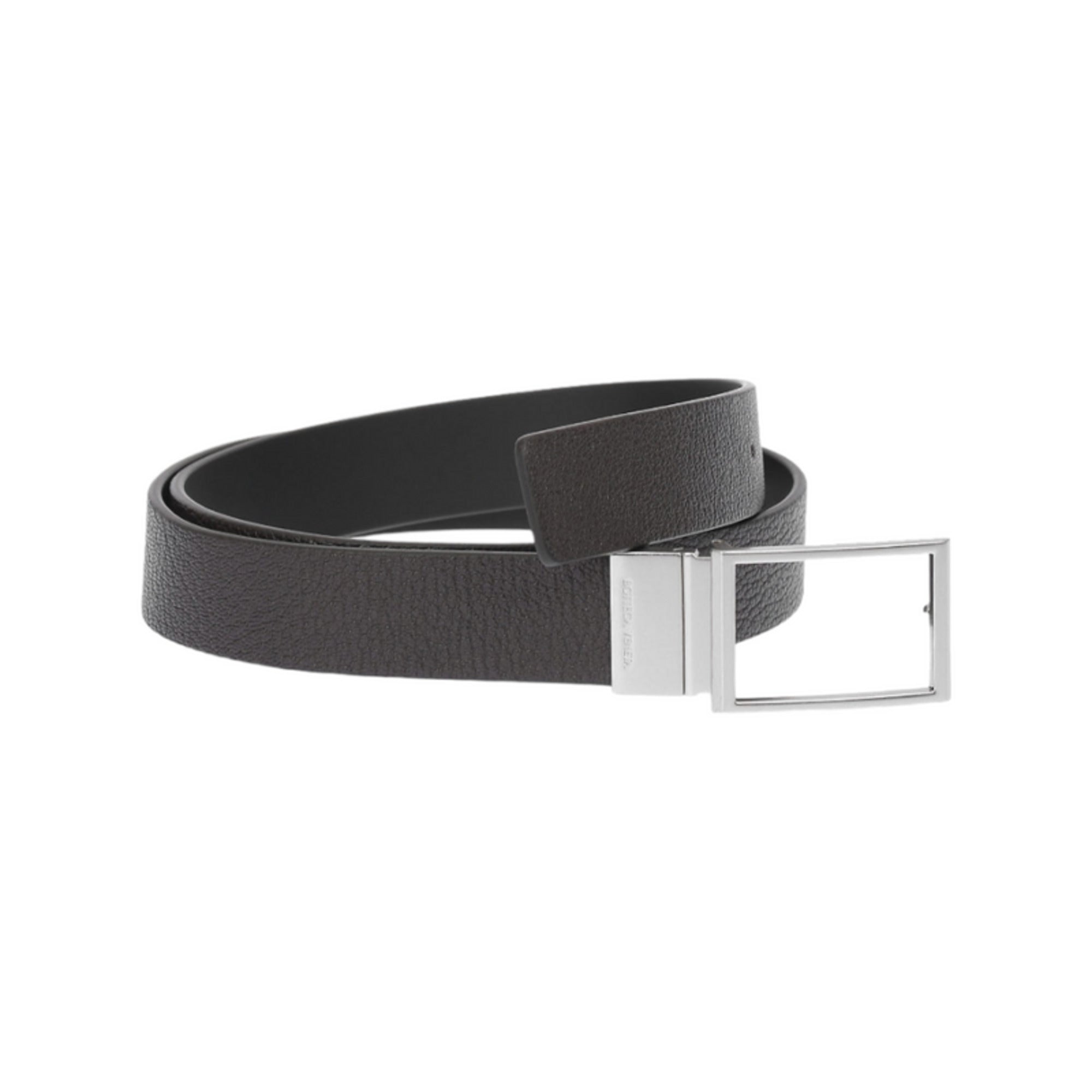 Bottega Veneta Leather Belt - Black in Black