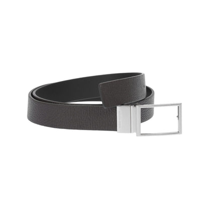Bottega Veneta Mens Leather Belt in Black