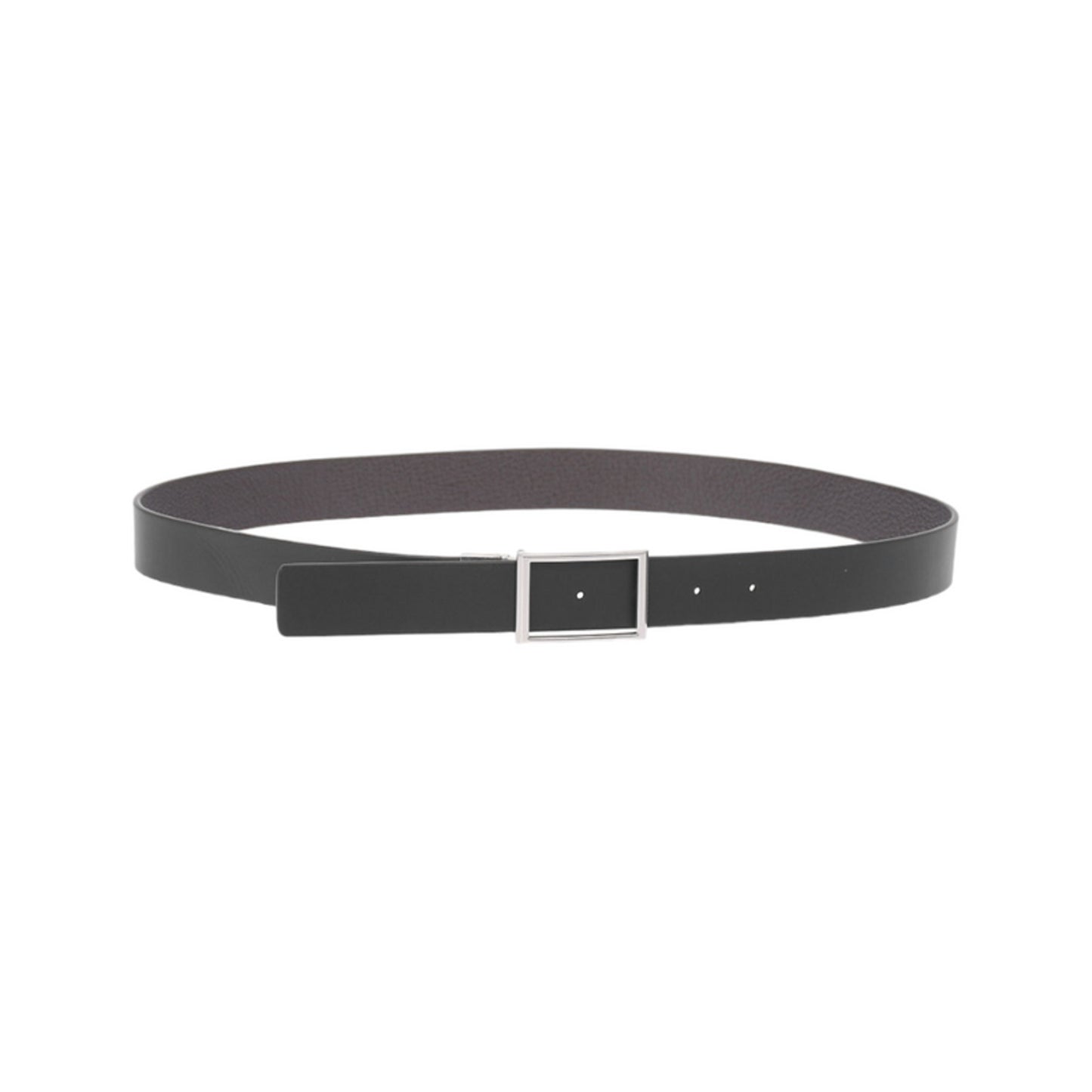 Bottega Veneta Mens Leather Belt in Black