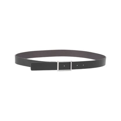 Bottega Veneta Mens Leather Belt in Black