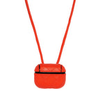 Bottega Veneta Intrecciato AirPods Pro Case - Orange in Orange