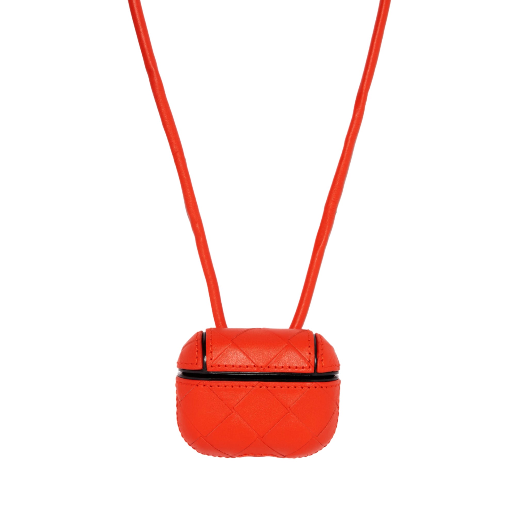 Bottega Veneta Intrecciato AirPods Pro Case - Orange in Orange