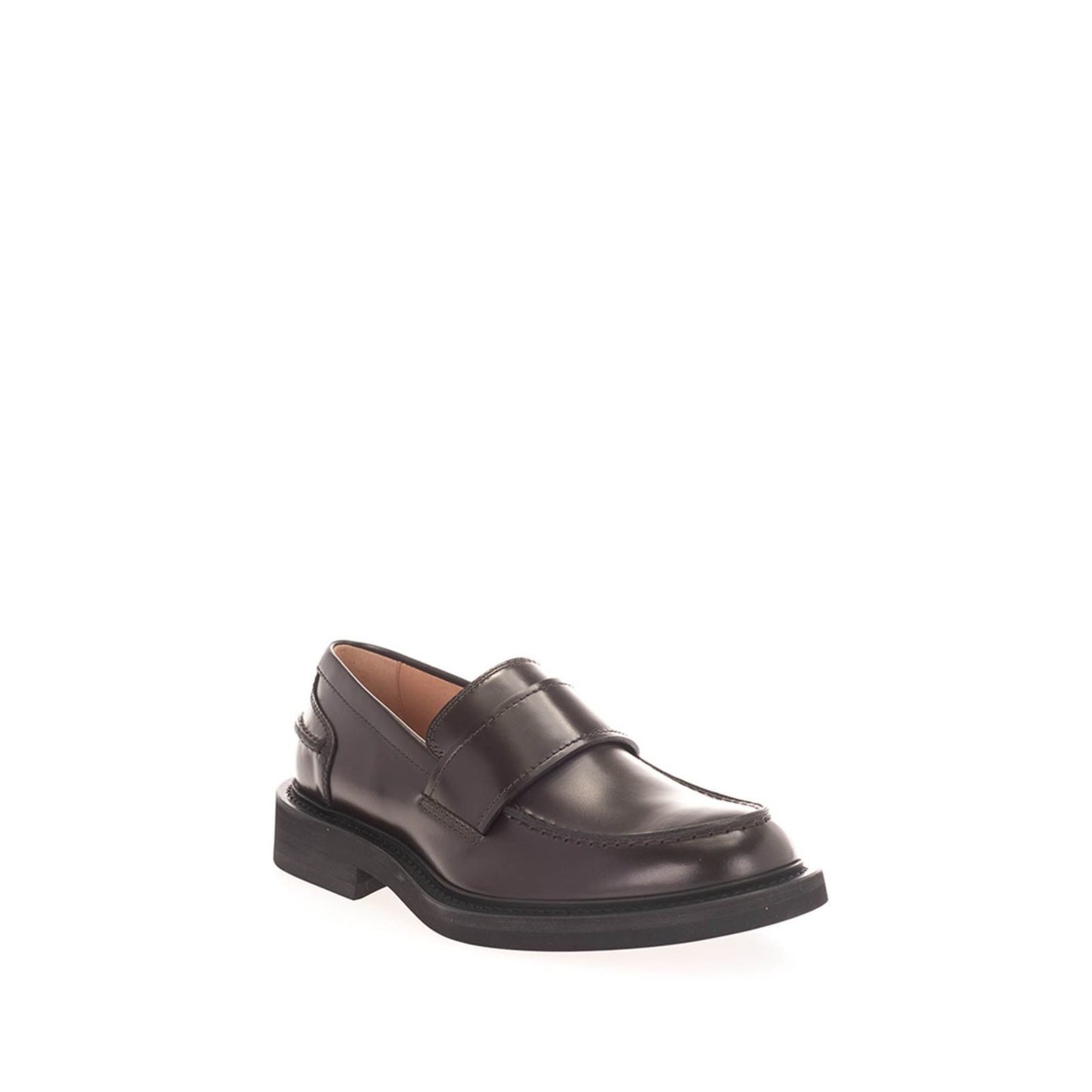 Bottega Veneta Mens Coffee Brown Calfskin Loafers