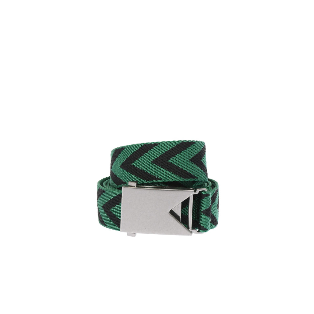 Bottega Veneta Polyester Belt in Green/Black