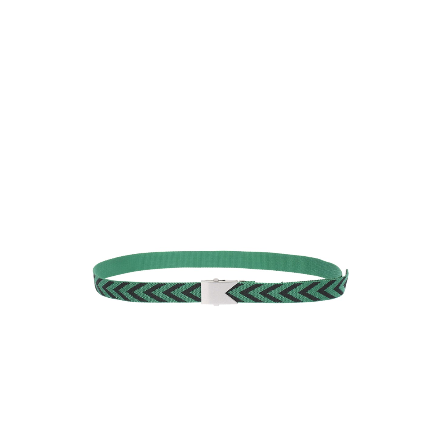 Bottega Veneta Men Polyester Belt in Green & Black Men