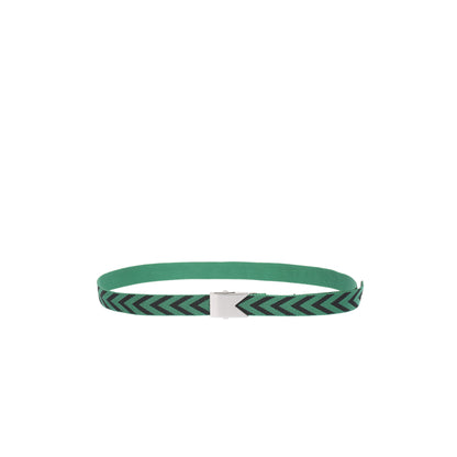 Bottega Veneta Men Polyester Belt in Green & Black Men