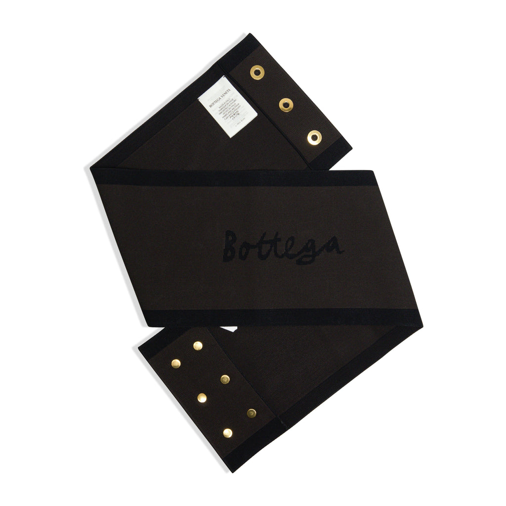 Bottega Veneta Buttoned Belt in BROWN