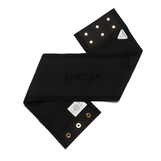 Bottega Veneta Women’s Black Sheer Corset Waist Belt
