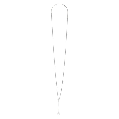 Bottega Veneta Sterling Silver Sphere Pendant Necklace