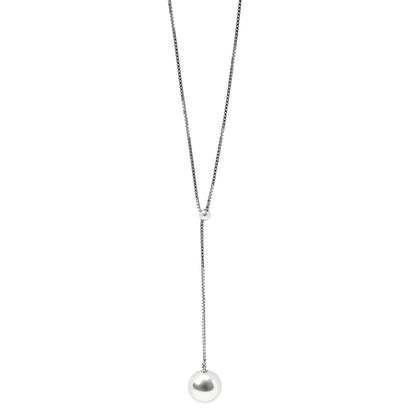 Bottega Veneta Sterling Silver Sphere Pendant Necklace