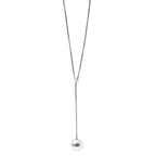 Bottega Veneta Sphere Pendant Box-Chain Belt in SILVER