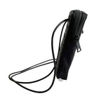 Bottega Veneta Intrecciato Black Shoulder Bag in Black