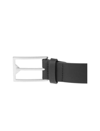 Bottega Veneta Mens Black Leather Belt