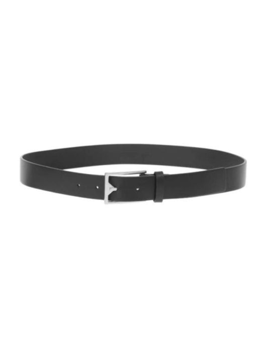 Bottega Veneta Mens Black Leather Belt