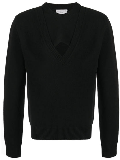 Bottega Veneta - MENS RTW - SWEATER - ITSMTSRL8REG    - 61101130 - 641083V07M0_1000-XS
