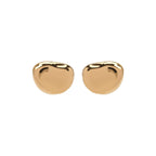 Bottega Veneta Oval Stud Earrings in GOLD