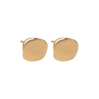 Bottega Veneta Oval Stud Earrings in GOLD